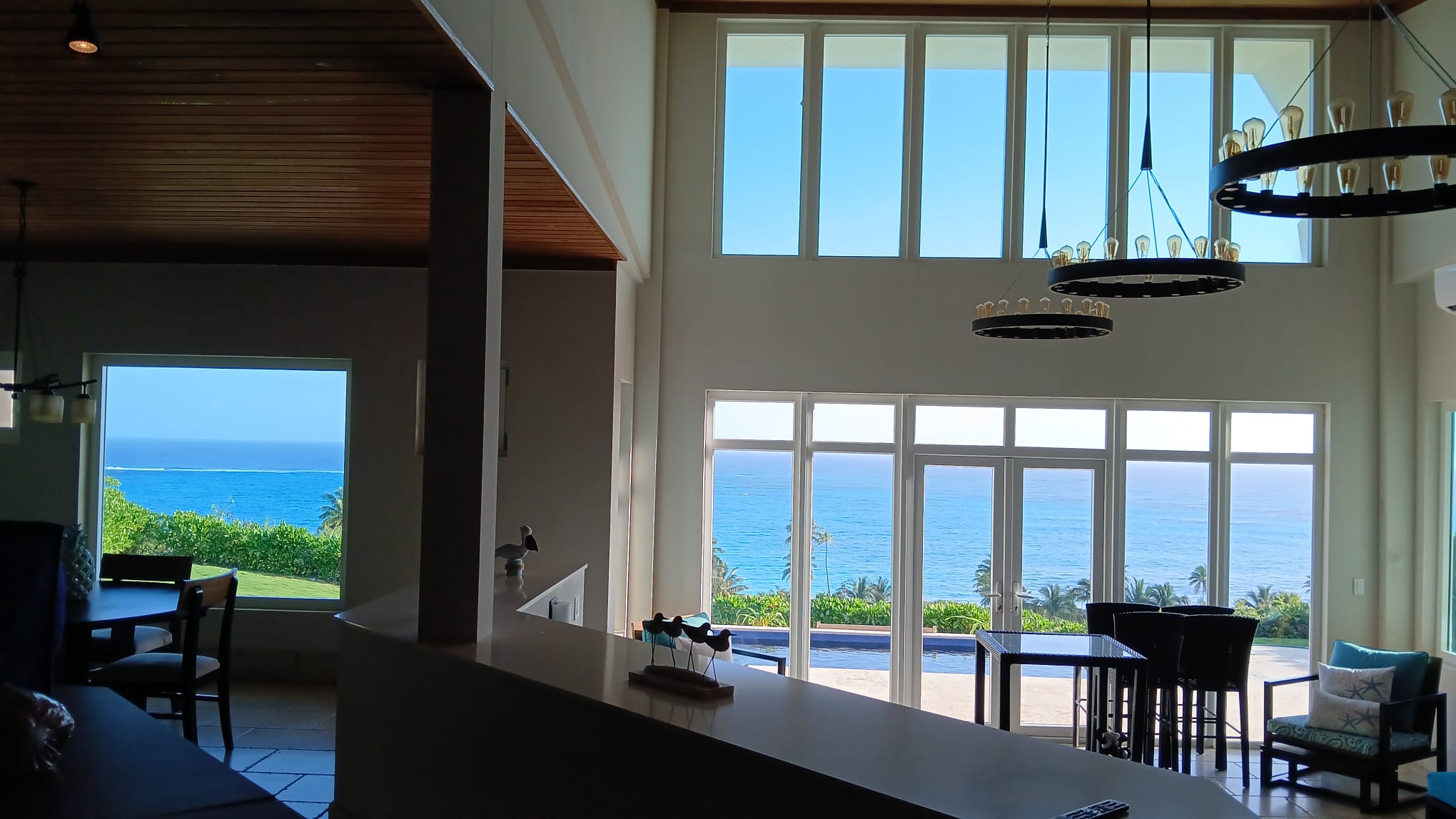 Island stairway and tropical architectural detail in The Bahamas